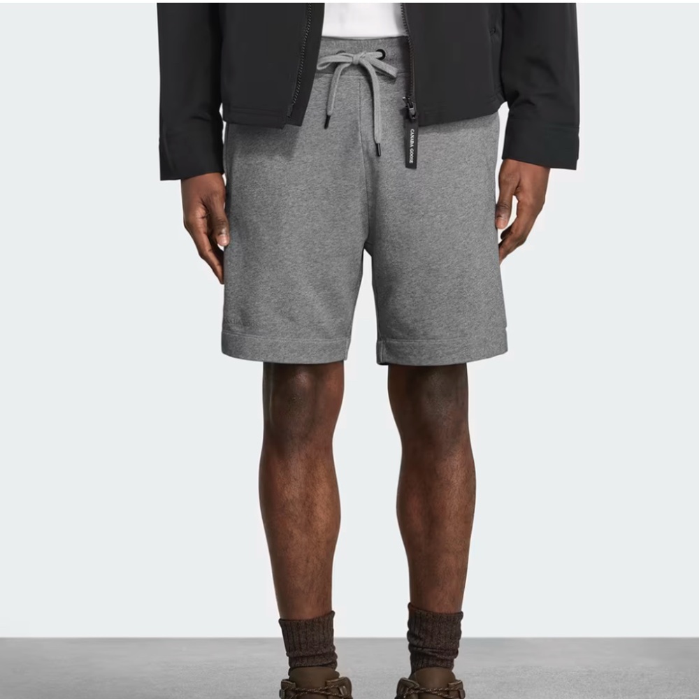 Canada Goose Gray Drawstring Men's Shorts